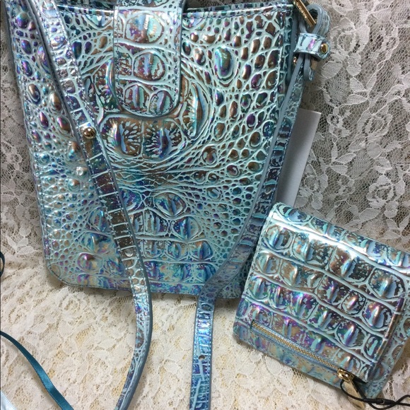 $FIRM$ - NO OFFERS NWT $FIRM$ BRAHMIN WONDERLAND CROSSBODY & WALLET - Picture 6 of 10